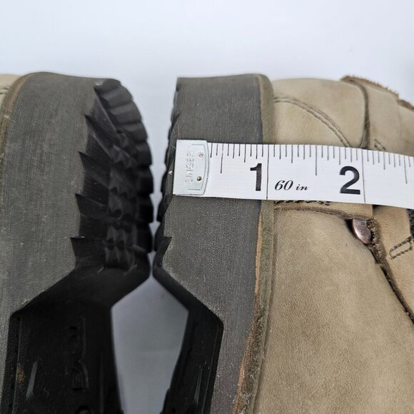 Teva De La Vina Dos Chelsea Taupe/Tan Waterproof Leather Ankle Boot 7.5 - Picture 4 of 10